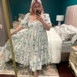 🎀 BNWT SELKIE LA BELLE ETOILE FRENCH PUFF COTTON DRESS in 1X 🎀